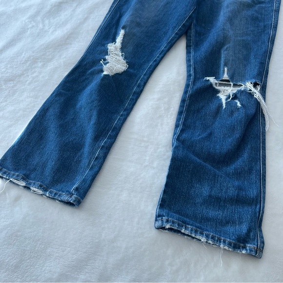 FRAME Denim Le High Skinny Distressed Jeans in Reef Point - Picture 8 of 11